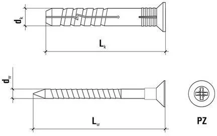 koki szybkiego montazu sm 06040 6 x 40 200szt 3dbfbded29a64725b54af458e11bf664