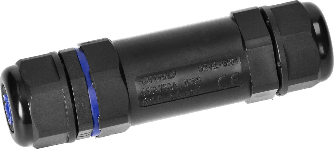 Konektor Mufa kablowa prosta M25 IP68, 5x6mm², 450V/30A OR-AE-13604
