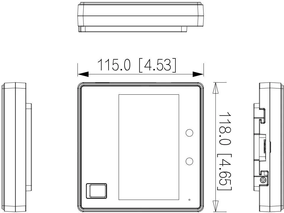 KONTROLER DOSTĘPU DO ROZPOZNAWANIA TWARZY DAHUA ASI3214A-W