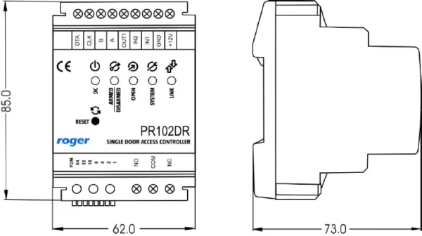 kontroler dostepu roger pr102dr eb35c541df934f509e368d74949ce191
