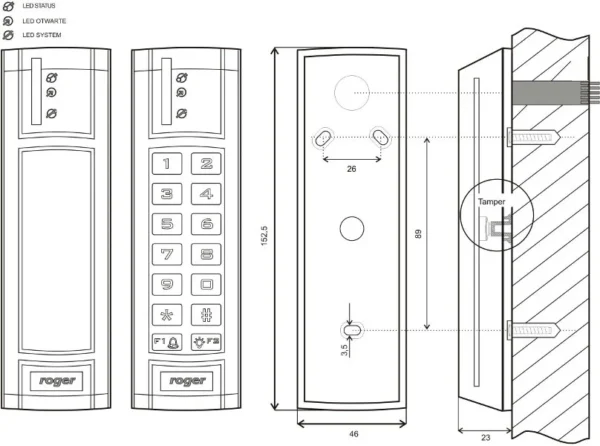 kontroler dostepu roger pr312em bk 641abd8ba5f54960b6a8318b3113310c