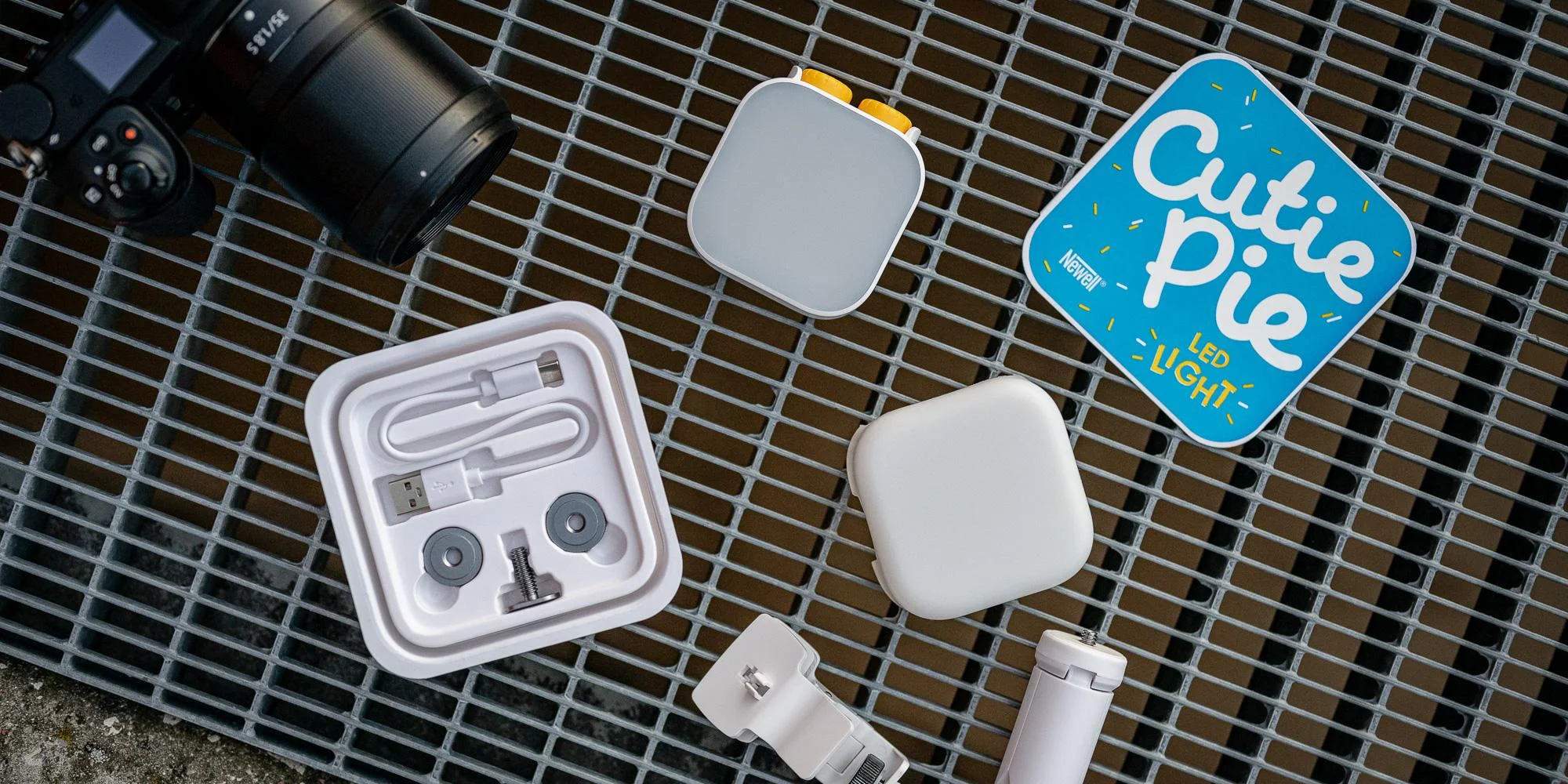 Lampa LED Newell RGB Cutie Pie - biała