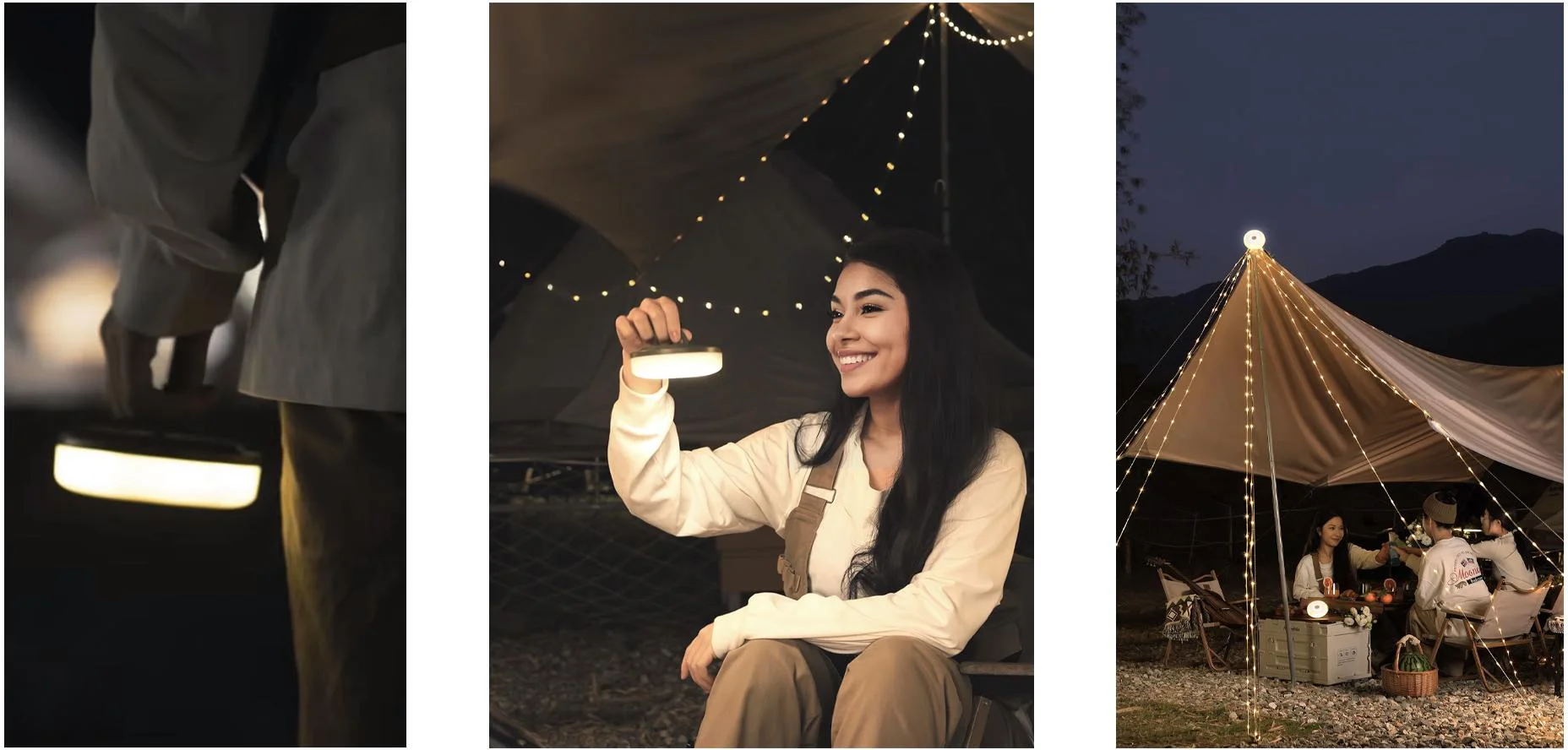 Lampka LED Newell CampBlaze ze sznurem świetlnym