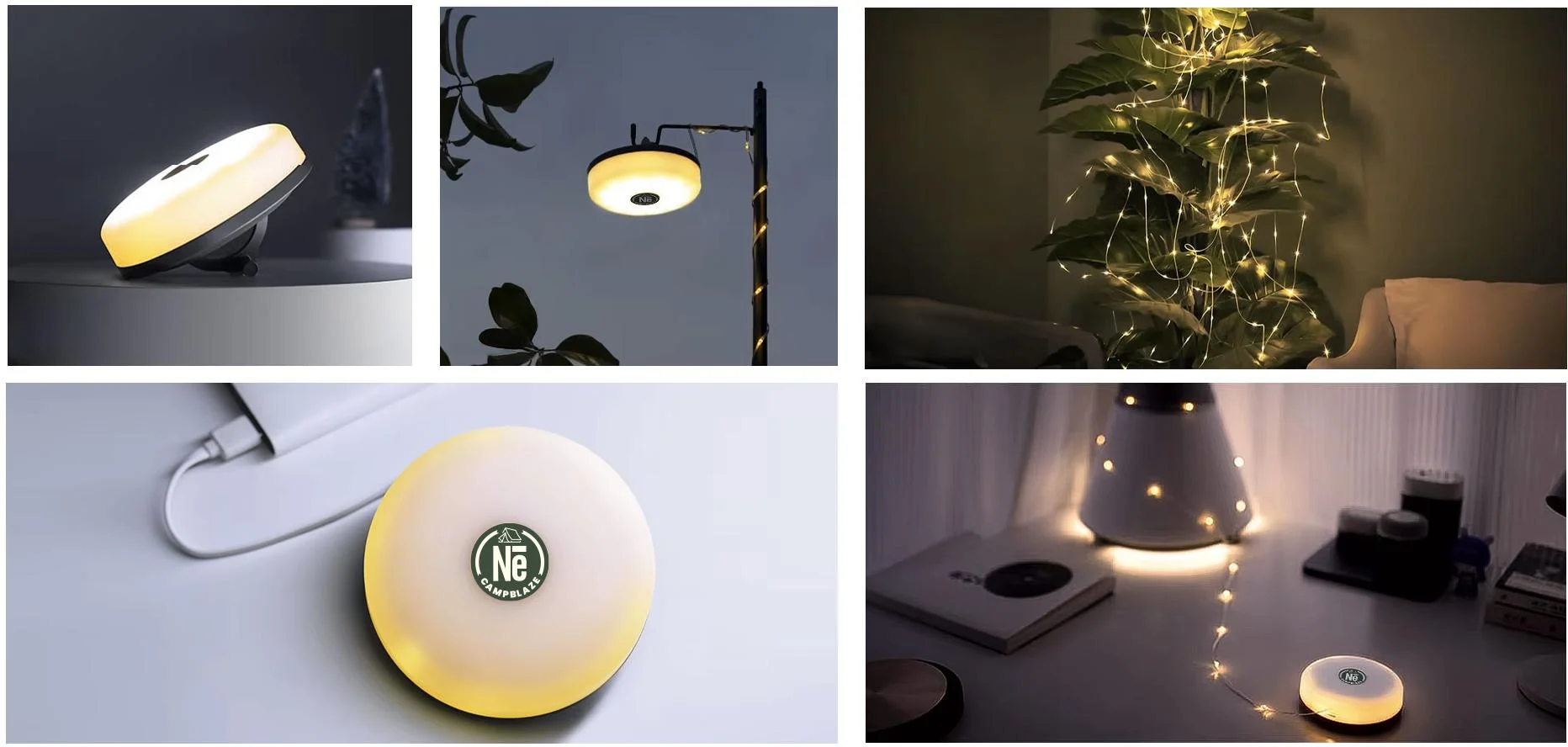 Lampka LED Newell CampBlaze ze sznurem świetlnym