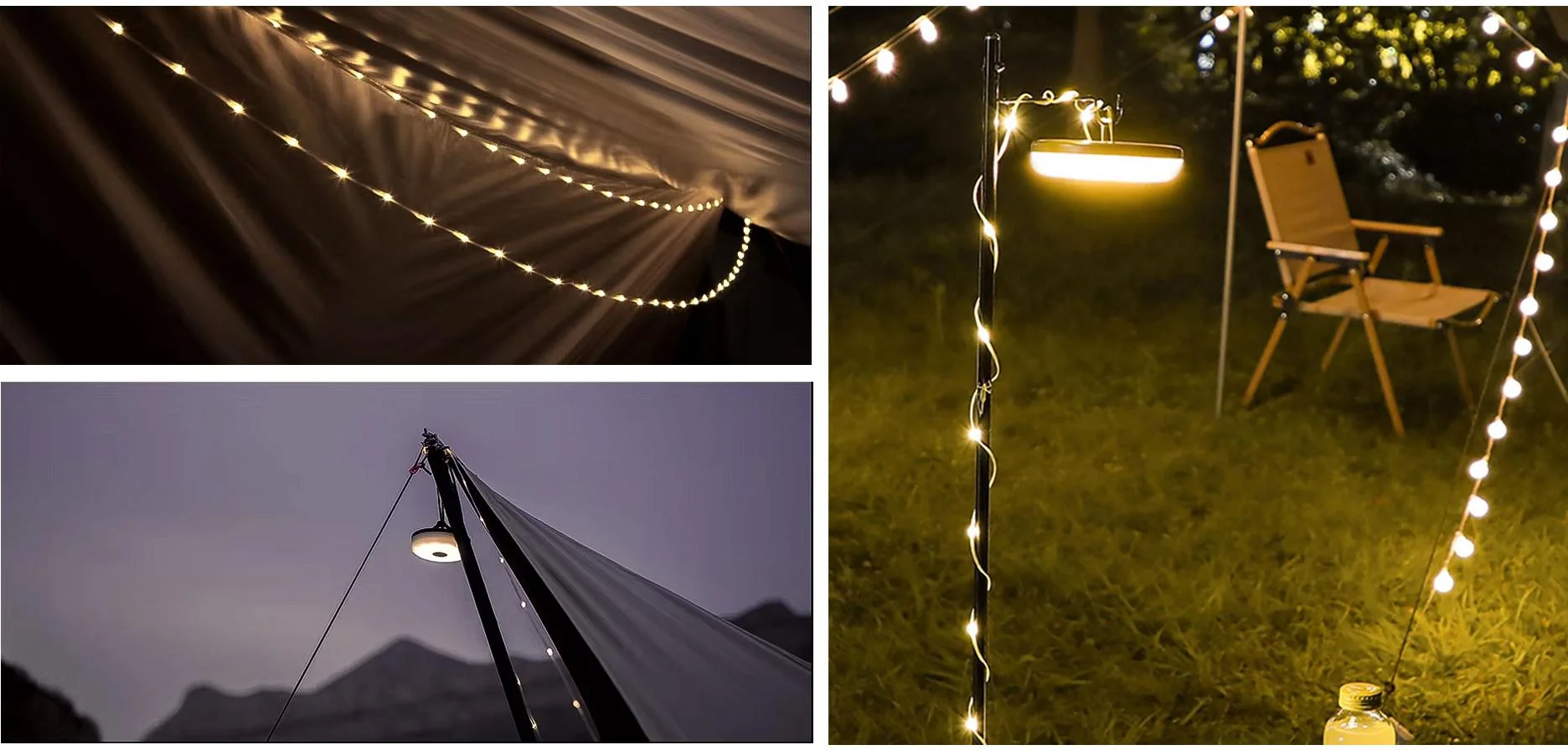 Lampka LED Newell CampBlaze ze sznurem świetlnym