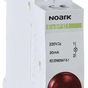 lampka sygnalizacyjna 230v acdc 1 czerwony led ex9pd1r noark d229820f900e47e58cb54d69b0797f24