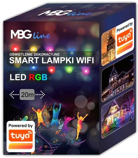 lampki choinkowe smart tasma led wifi tuya 20m usb f064371bb7214907ad5e7239cf5274d6