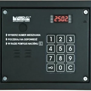 laskomex cp 2503r czarna panel audio z czytnikiem kluczy rfi ec490597a77e41eda713c17332b555be