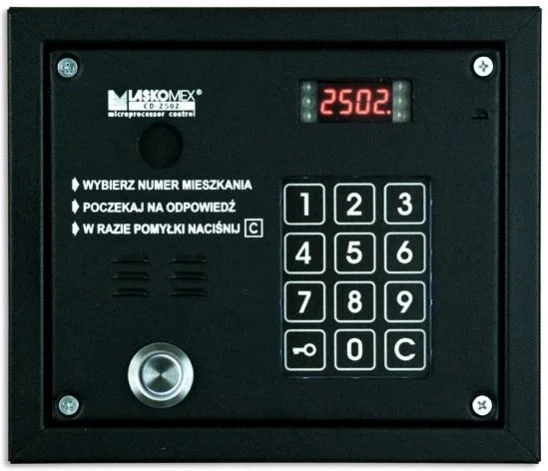 laskomex cp 2503tp czarna panel audio z czytnikiem kluczy da f833fe2e0fdd446f88bcbc35afd8b94a