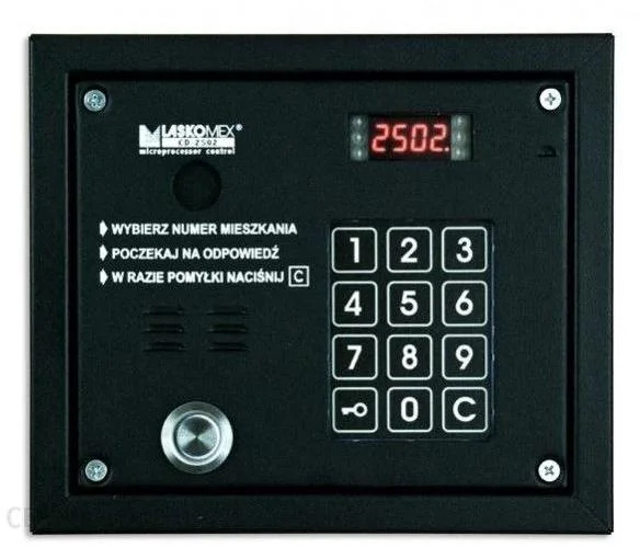 Laskomex Kaseta zewnętrzna CP-3103TR POL CZARNY TM RFID