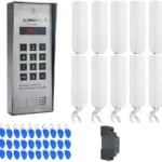 laskomex system domofonu 10 lokatorow 1 wejscie ac76c7559fd944ba89315e743f874c73