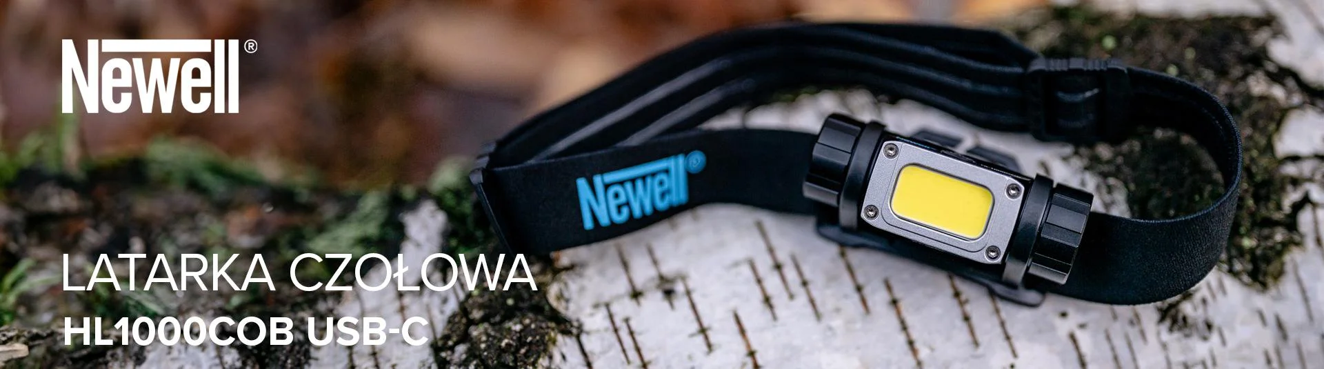 Latarka czołowa Newell HL1000COB USB-C