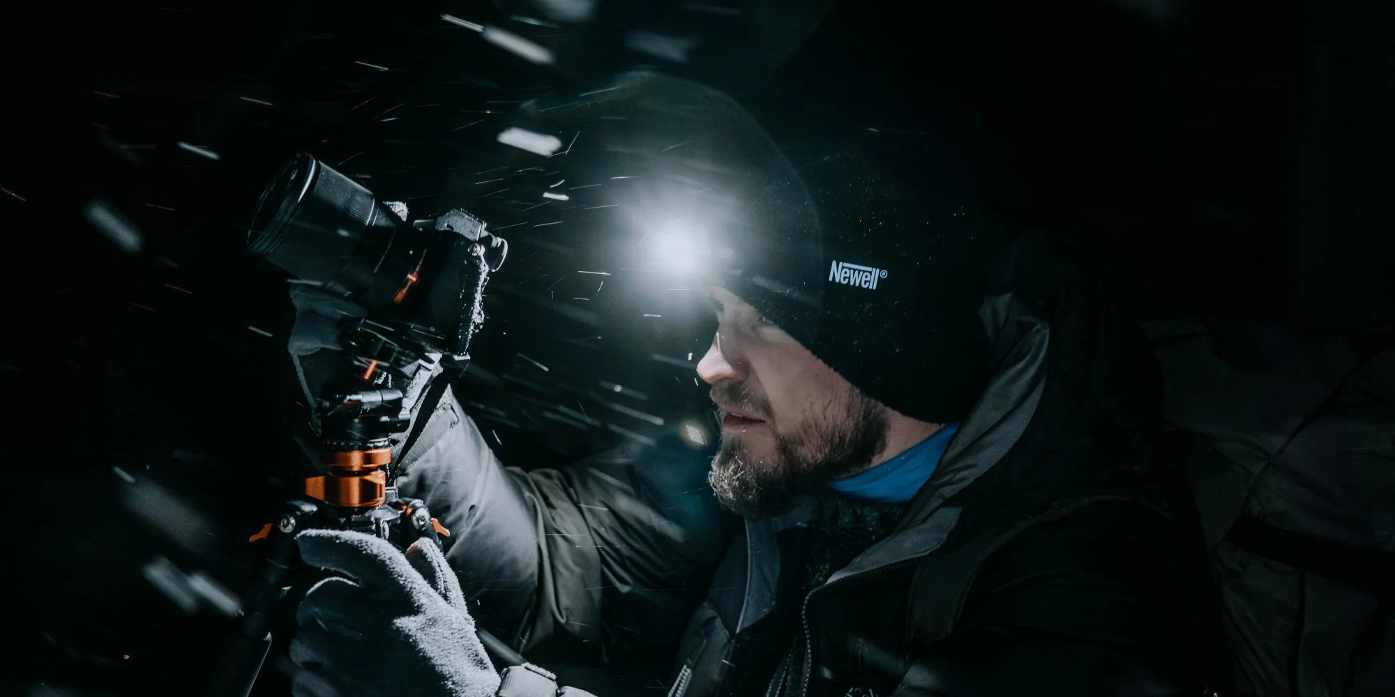 Latarka czołowa Newell HL1000COB USB-C