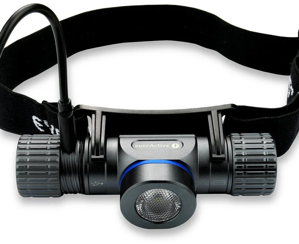 Latarka czołowa LED everActive HL-1100R Force - latarka prawdziwie uniwersalna i w pełni dopracowana