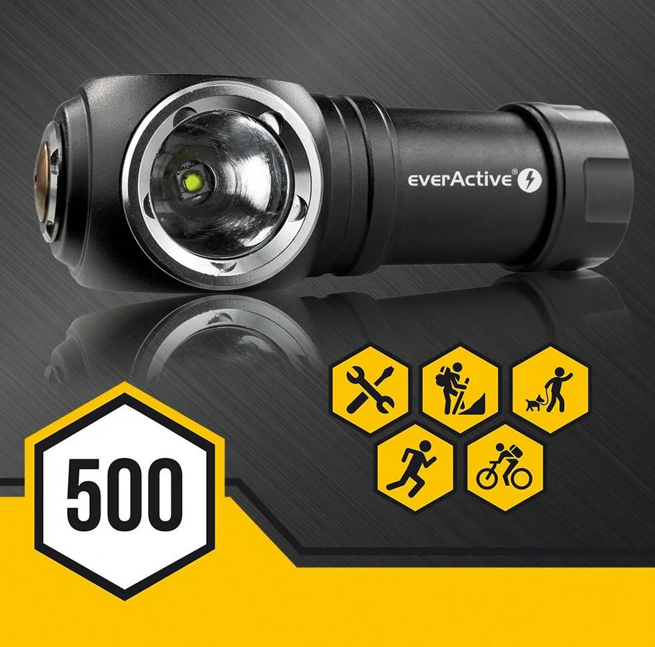 Luminus SST20 10W LED everActive FL-55R - poręczna latarka wielofunkcyjna 2w1 o dużej mocy