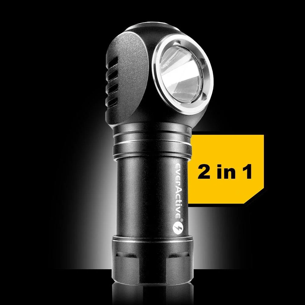 Latarka wielofunkcyjna everActive FL-55R - wygoda użycia, nowoczesna dioda Luminus SST20