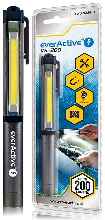 latarka warsztatowa inspekcyjna cob led everactive wl 200 3w 8132625855134a6388f2dbb91ee8e1fc