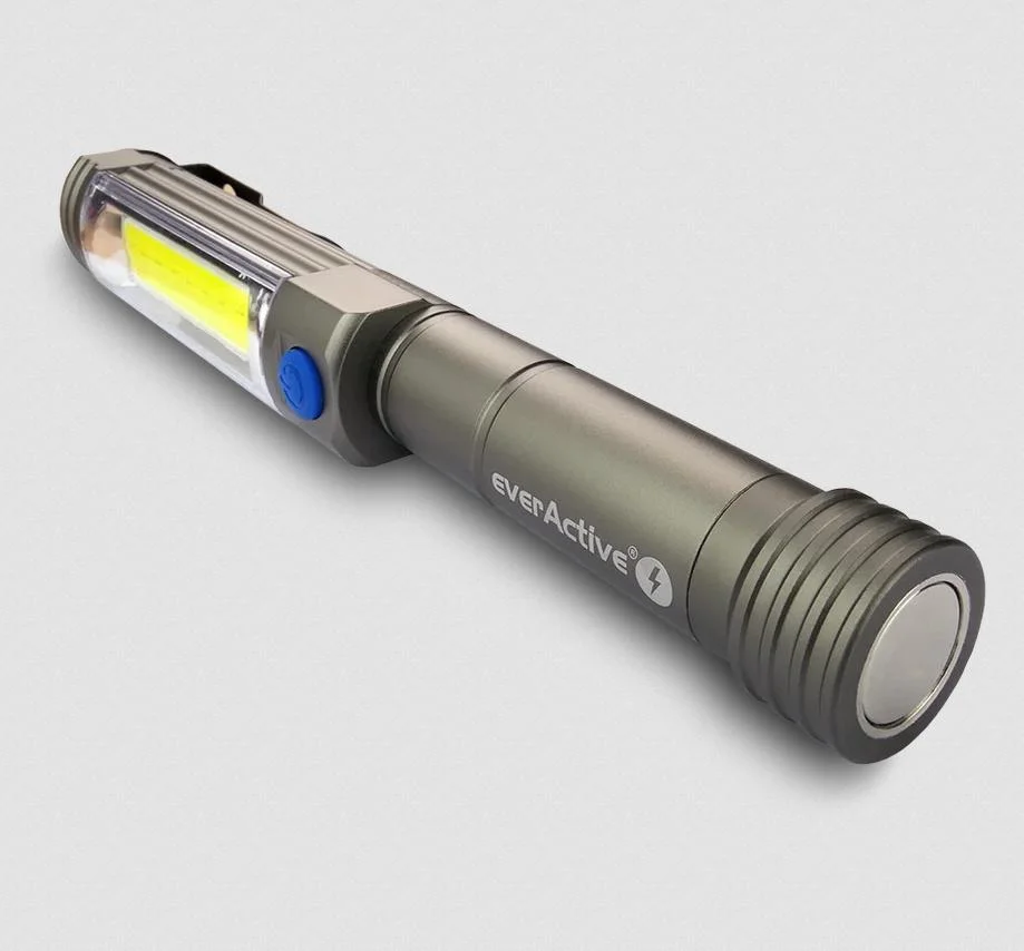 Latarka warsztatowa inspekcyjna COB LED everActive WL-400 5W 400 lumenów IP54 z magnesem