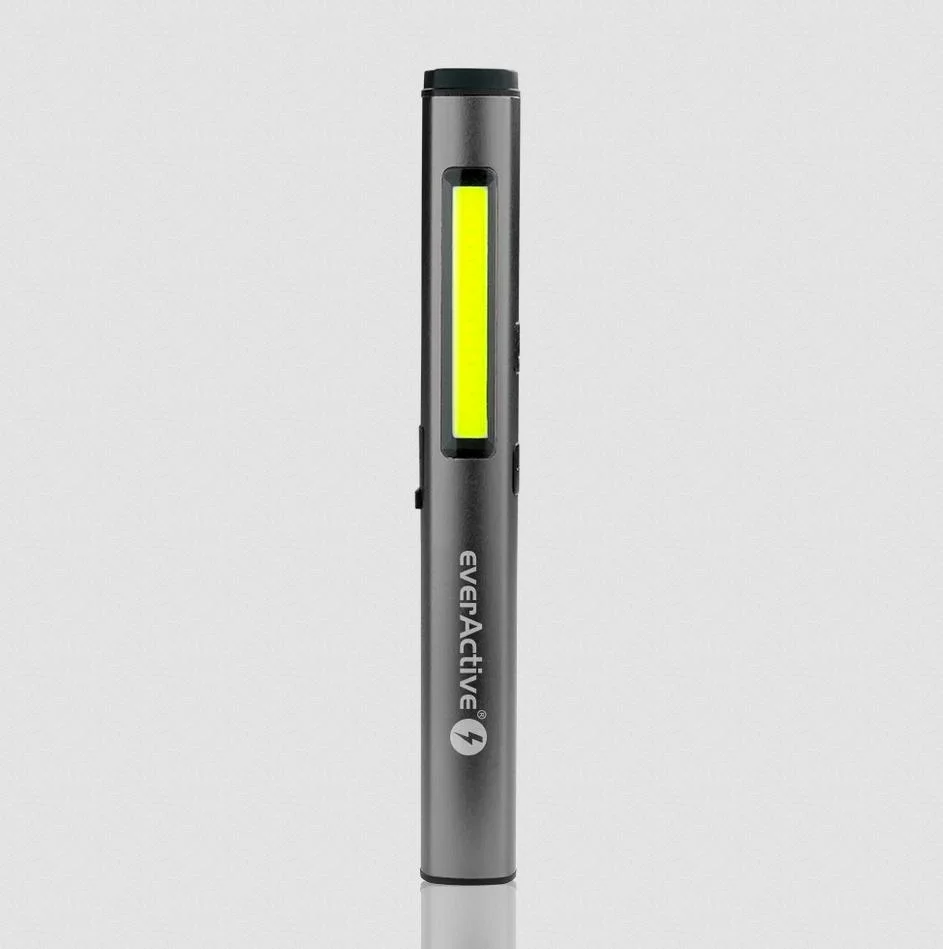 Latarka warsztatowa inspekcyjna COB LED UV Laser everActive PL-350R 350 lumenów IP54 - specyfikacja: