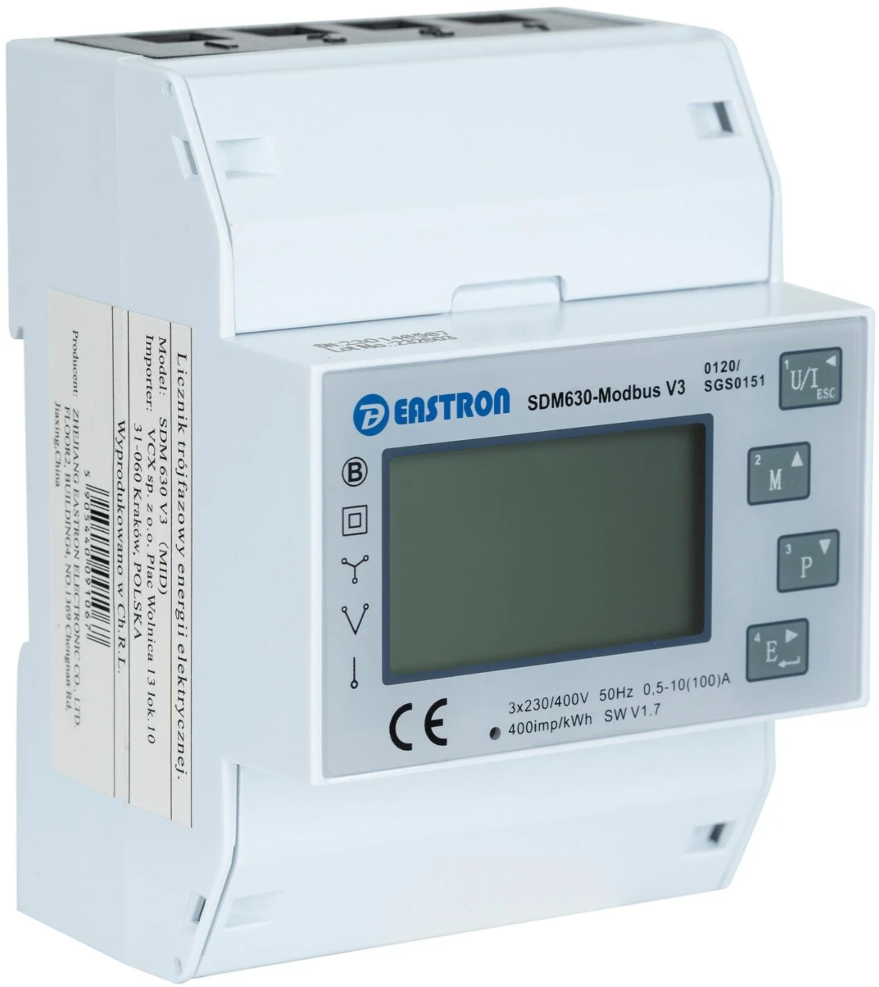Licznik energii trójfazowy SDM 630 MODBUS V3