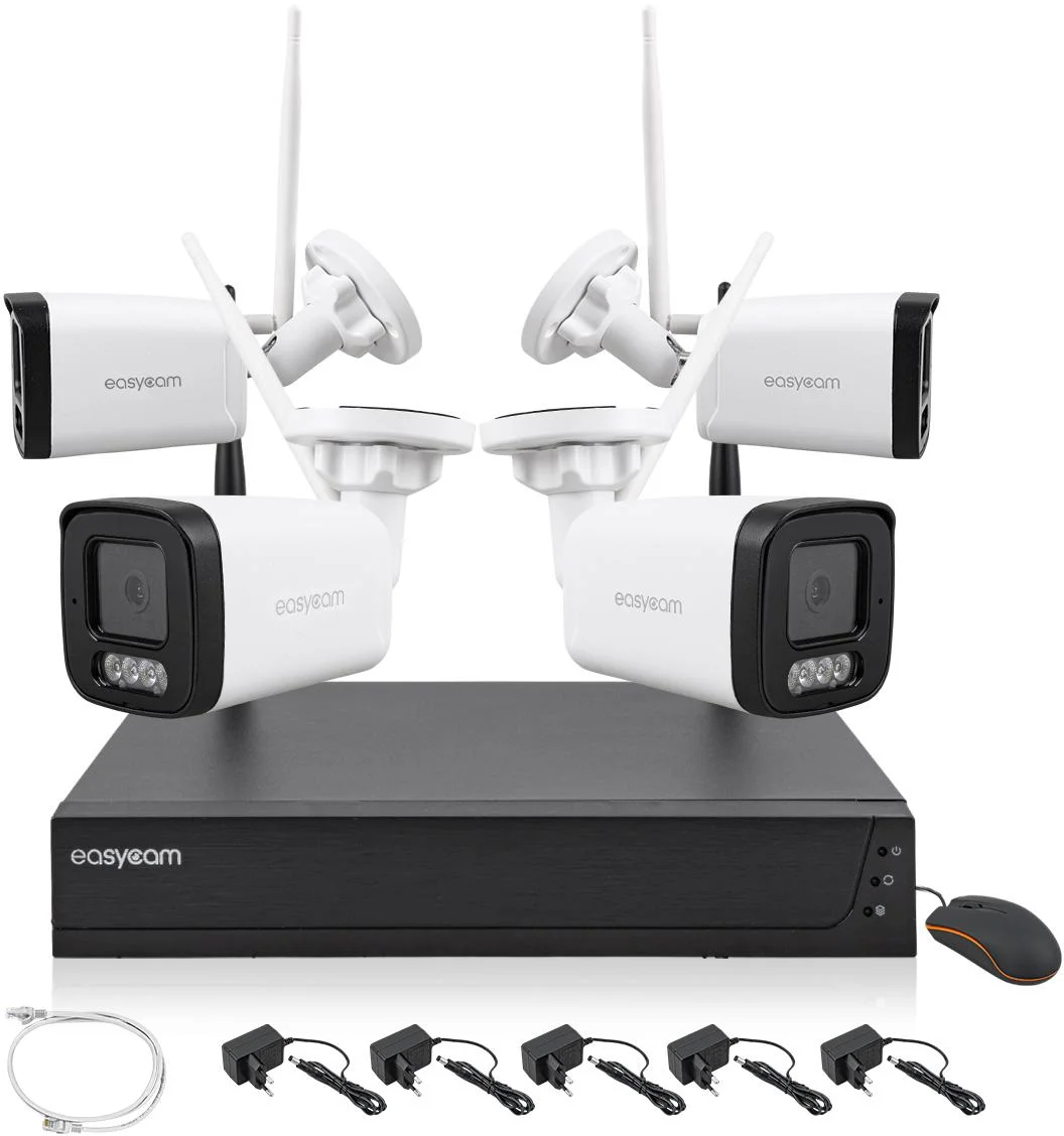 Zestaw EasyCam Wi-Fi 6 Kit/NVR4CH6W/4-3T3IR-A Audio