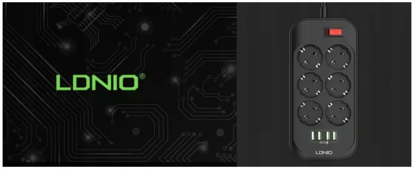 listwa zasilajaca ldnio se6403 6 gniazd 4x usb przeduzacz 2050bf068d024355a8a0fa04e24cd5d8