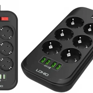 listwa zasilajaca ldnio se6403 6 gniazd 4x usb przeduzacz f9170546a70649198263d90cb5b30933