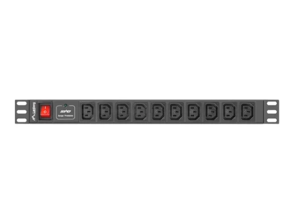 listwa zasilajaca rack pdu 1u 10a 10x iec c13 2m czarna c14 caa0c33542ec4208864f6a4225d6c635