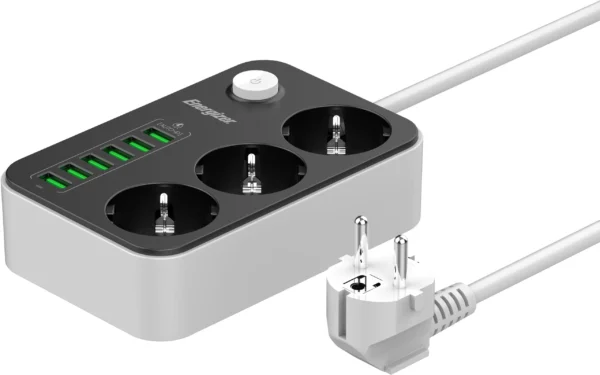 listwa zasilajaca z wyacznikiem energizer 3x schuko 6x usb a 9f81a54a2bc54e1e94865c5cb21271bf