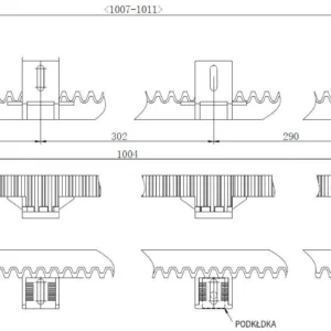listwa zebata came m4 201000mm nylonowa rdzen metalowymax 26981baffd5149d4baebab68f275c122