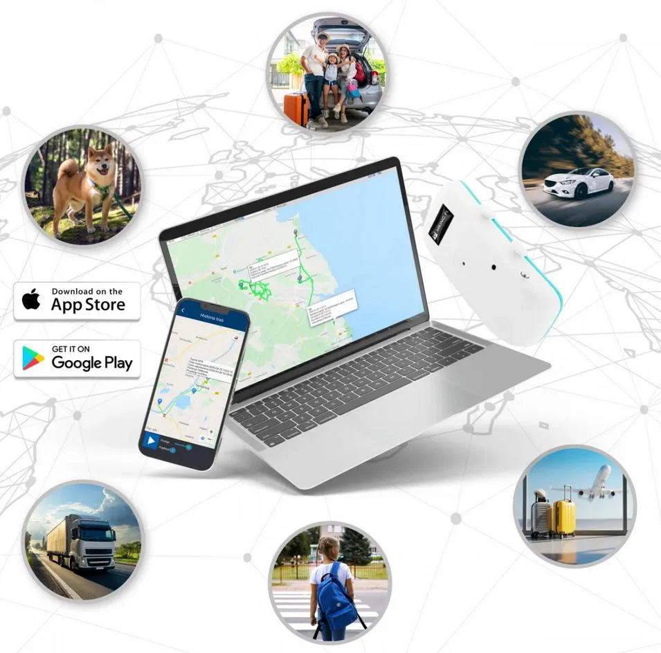 Lokalizator GPS Mking MK032 dla psa/kota Aplikacja