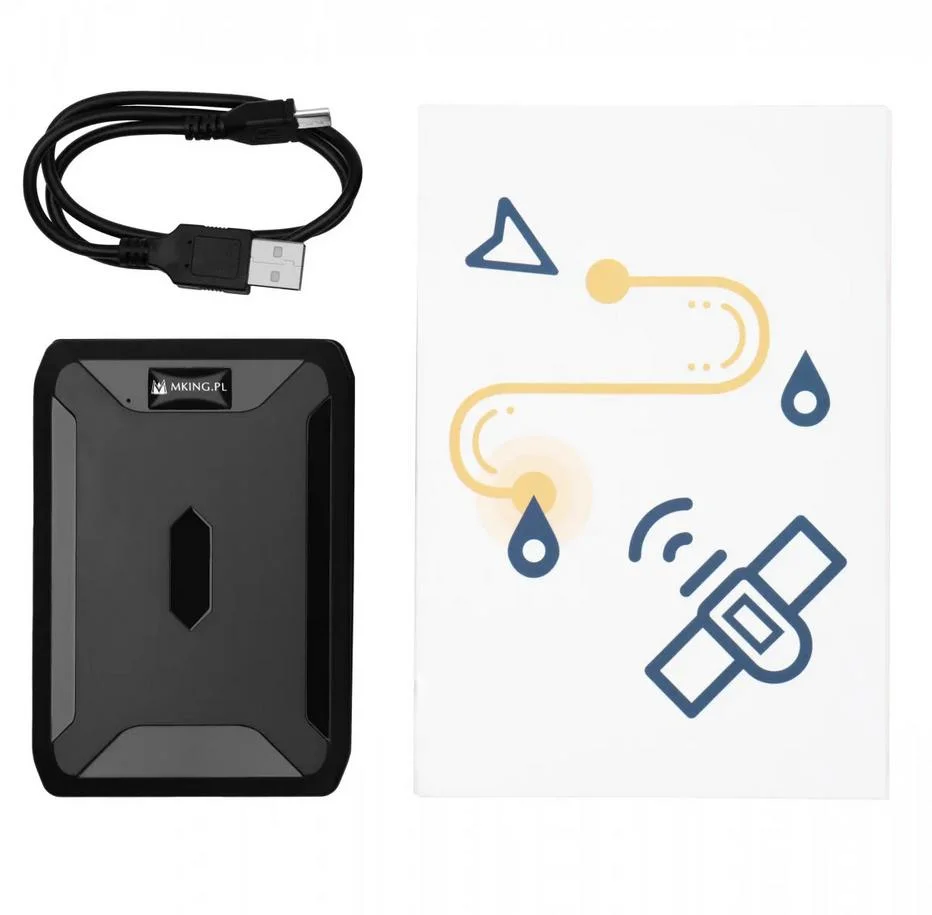 Wodoodporny lokalizator GPS z magnesem i funkcją podsłuchu Mking MK07A na kartę SIM - zapomnij o dodatkowych kosztach użytkowania urządzenia