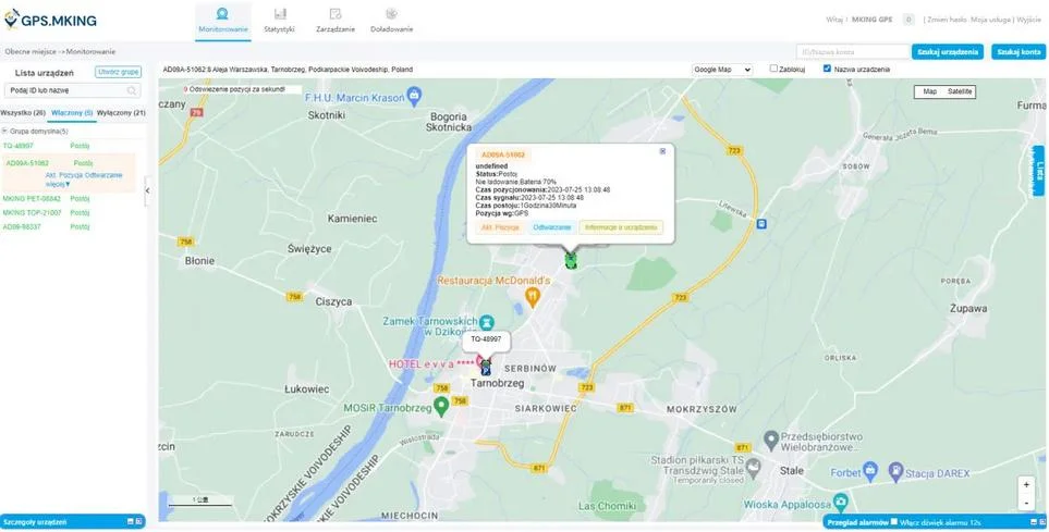 Lokalizator GPS Mking MK08