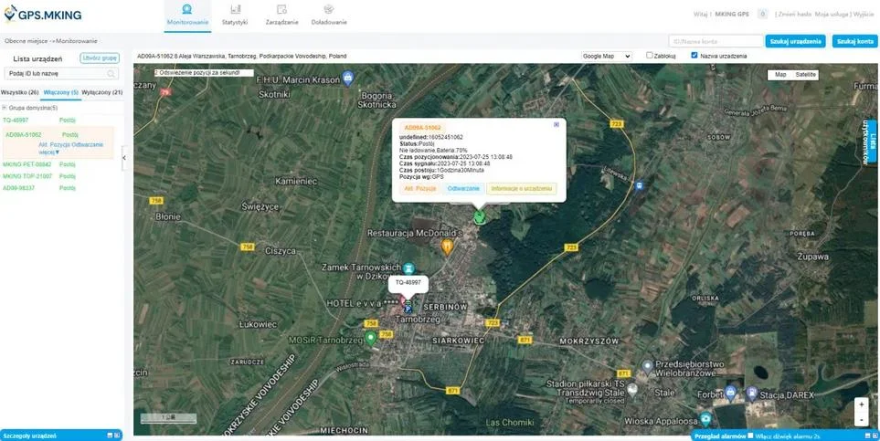 Lokalizator GPS Mking MK08