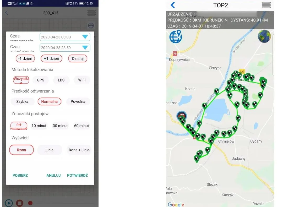 Lokalizator GPS Mking MK12P dla psa/kota obroża
