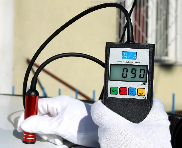 Przeznaczenie miernika grubości lakieru MGR-11-S-AL: