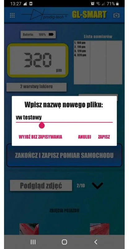miernik grubosci lakieru gl smart xl 299b192a3edc4eac93d51325cc048e64
