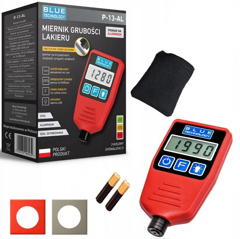 MIERNIK GRUBOŚCI LAKIERU P-13-AL - STAL i ALUMINIUM