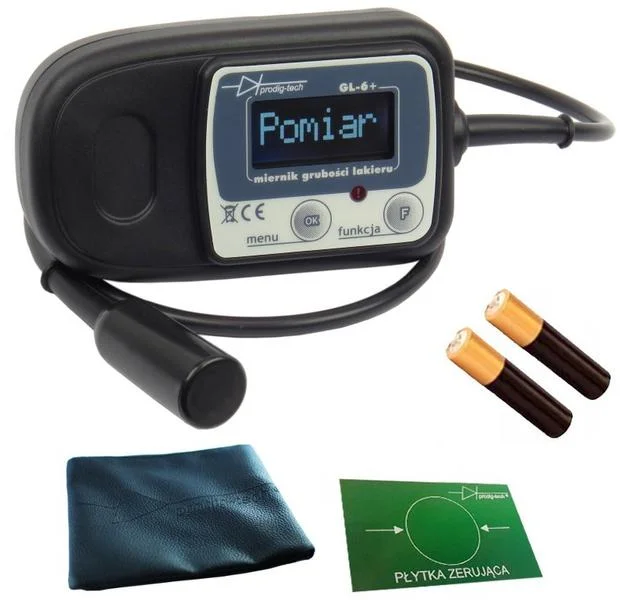 MIERNIK TESTER GRUBOŚCI LAKIERU PRODIG-TECH GL-6XL
Fe/AL