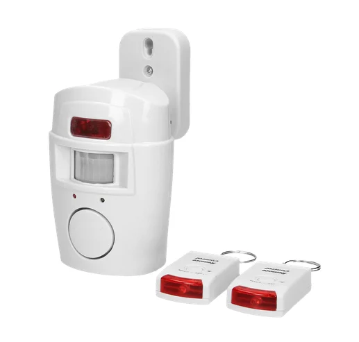 Mini alarm bezrpzewodowy z wbudowaną syreną, sterowany pilotem AS-1