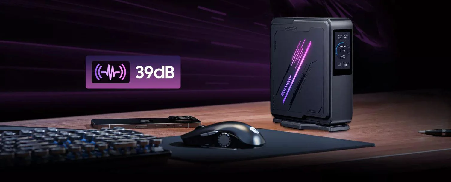 Mini PC Blackview MP90 N97/16GB/SSD-1TB/Win 11 Pro czarny