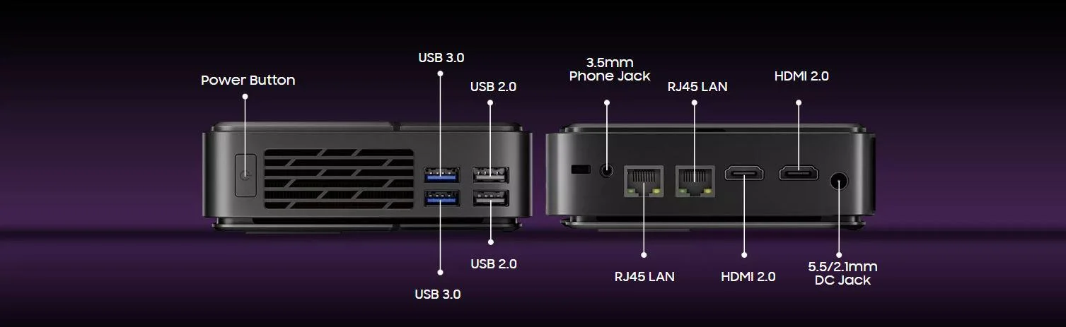 Mini PC Blackview MP90 N97/16GB/SSD-512GB/Win 11 Pro czarny