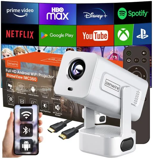 mini projektor zenwire primeview imc360 android 13wifi350ful 8b6179a0c2a247f5b6fc1f06b4e9e858