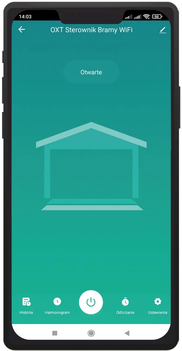 Moduł OXT do bramy garażu Wi-Fi Tuya (T210GL) bez sensora