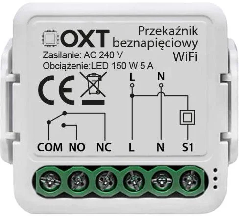modu oxt mini 1 obwod beznapieciowy wifi tuya 9b90cffdc87948bf9f3a7b8c2642aef0