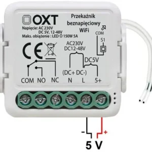 modu oxt mini przekaznik beznapieciowy ac 230v dc 5v 12 48v f989e078382b4dfc94ddb35888ae2e36