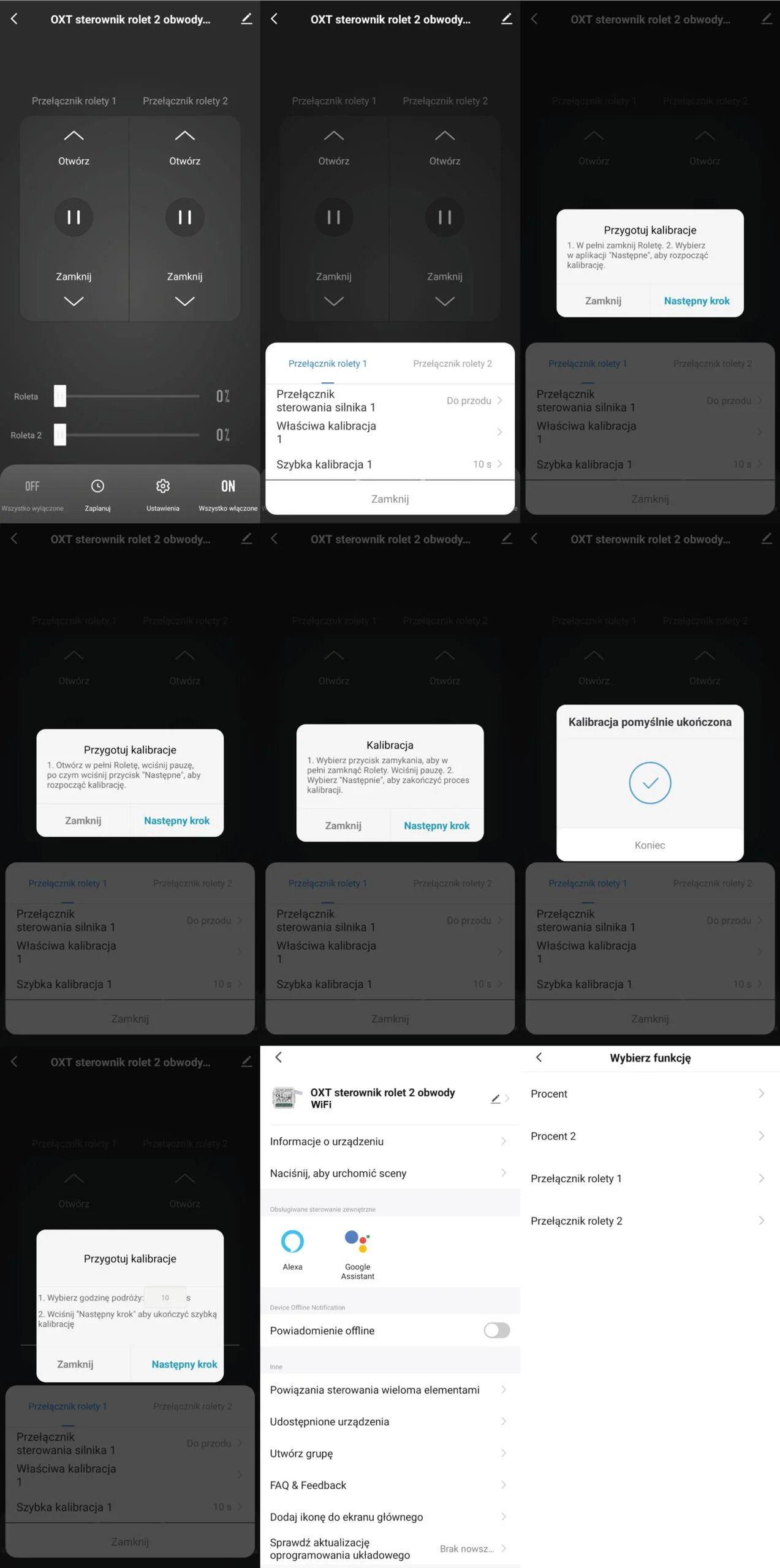Dlaczego warto kupić – OXT mini sterownik 2 rolety WiFi TUYA T228