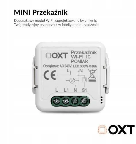 modu oxt przekaznik 1 obwod pomiar 16a wifi tuya 20b47544a9b74f39b1c65b375ea8e7c0