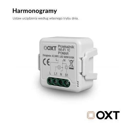 modu oxt przekaznik 1 obwod pomiar 16a wifi tuya b554e84c0a5a47a68f3fba817dee114d