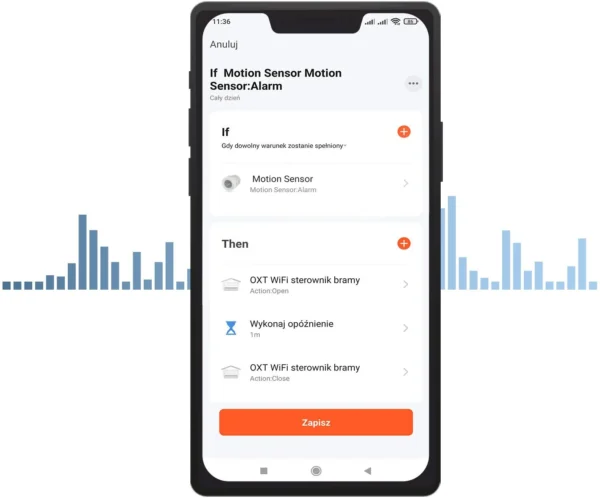 modu oxt z sensorem do silnika bramy garazu zigbee tuya cf1afa7f05f24af7b9efddb6d3eacf83